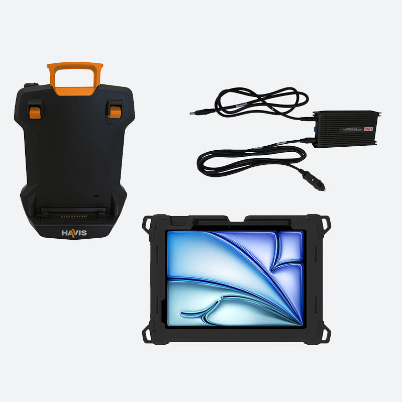Havis DS-TAB-401 Dock TC-405 Tablet Case, and LPS-184 DC Power Supply for Apple iPad Air 11? PKG-TAB4-APP6