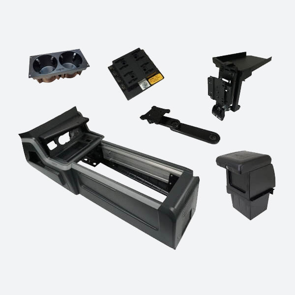 Havis Package – VSX Console with Front PocketJet 8 Printer Mount for Tablet Docking Stations for 2020-2024 Ford Interceptor Utility PKG-VSX-1800-INUT-PM-3