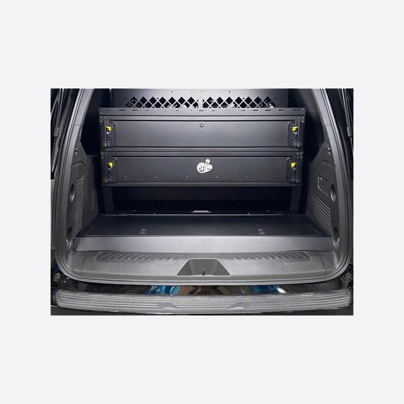 Havis Premium 2-Drawer Package with Push-Button Lock & Trunk Trays for 2021-2024 Chevrolet Tahoe SBX-PK3-C01-01-257-T2