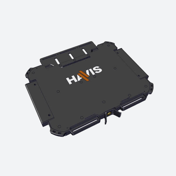 Havis BASE ONLY, Universal Rugged Cradle, for approximately 11-in. - 14-in. Computers UT-1002